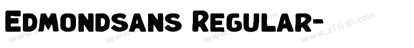 Edmondsans Regular字体转换